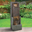 Westin Fountain 39"Multi-tier Industrial Metal Patio FountainGPF220045