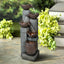 Westin Fountain 39" Tall Indoor/Outdoor Soothing 5-Tier Zen Fountain with LED LightsGPF210040