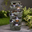 Westin Fountain 48" Tall Outdoor 6-Tier Amazonian Rainforest Waterfall Fountain with 30 LED LightsGPF220048