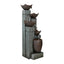 Westin Fountain 39" Tall Indoor/Outdoor Soothing 5-Tier Zen Fountain with LED LightsGPF210040