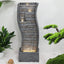 Westin Fountain Rippled Slate Waterfall Fountain Backyard w/LED lights