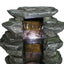 Westin Fountain 31 in. Tall Outdoor 5-Tier Water Fountain w/LED Lights