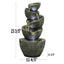 Westin Floor Water Fountain 23.5-in H 5 Tiered Outdoor Fountain