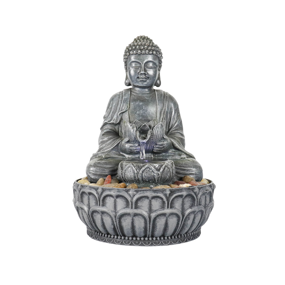 Westin Home Garden Water Feature, Tabletop Buddha Water Fountain TQX202601