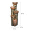 Westin Fountain 39.7'' 5-tier Outdoor Resin Fountain w/ Lights