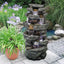 Westin Fountain 40.6" H Resin Rock Outdoor Water Fall w/LED Light.