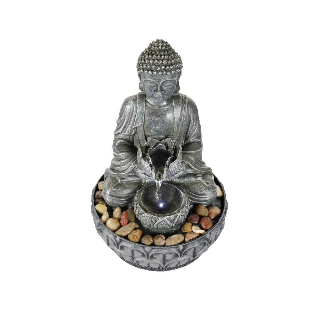 Westin Home Garden Water Feature, Tabletop Buddha Water Fountain TQX202601