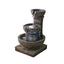 Westin Fountain 16.4-in H Resin Tiered Outdoor Rustic Pots with Light