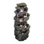 Westin Fountain 40.6" H Resin Rock Outdoor Water Fall w/LED Light.