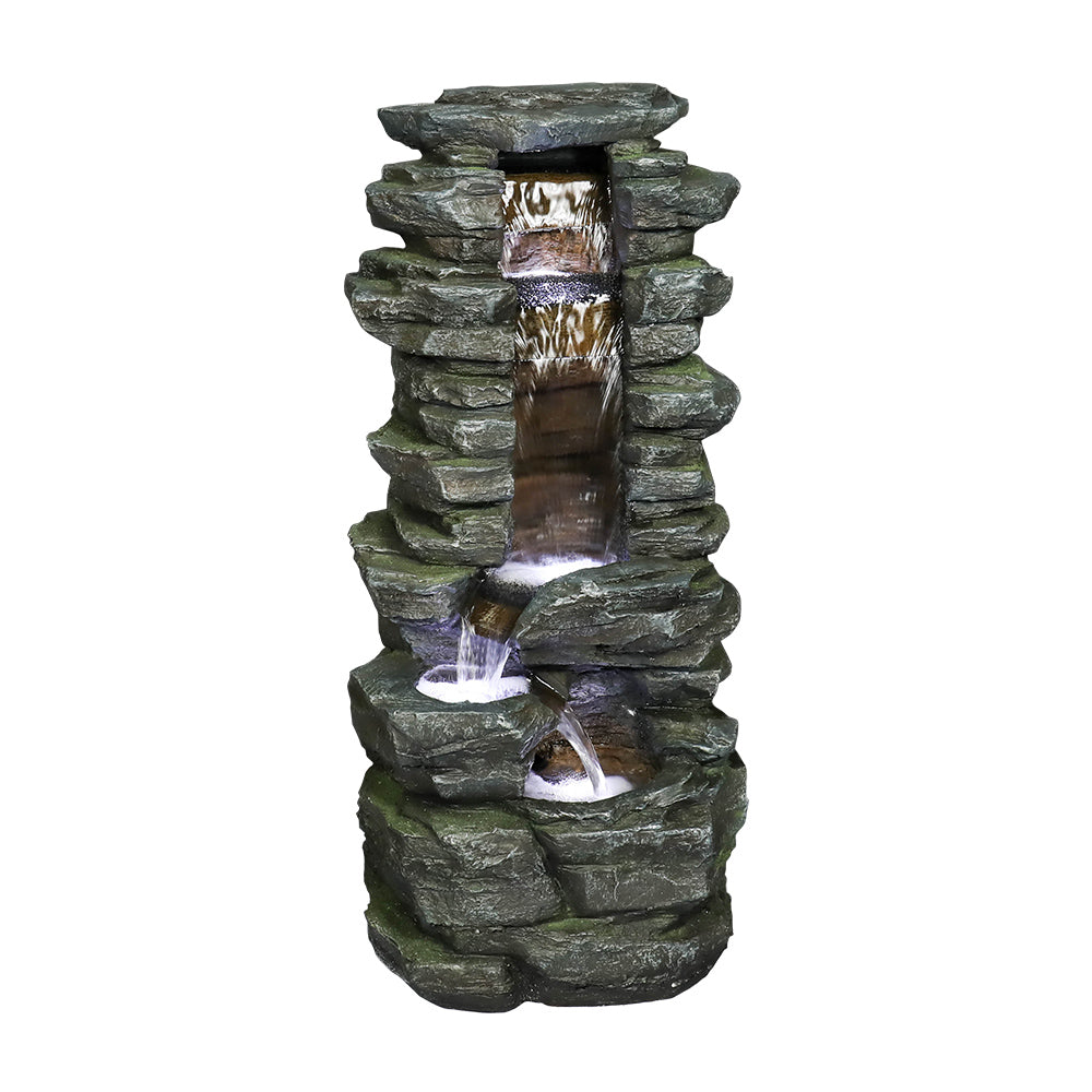 Westin Fountain 31 in. Tall Outdoor 5-Tier Water Fountain w/LED Lights