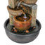 Westin Home Garden Water Feature, Indoor Tabletop 4-tier Water Fountain