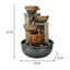 Westin Home Garden Water Feature, Indoor Tabletop 4-tier Water Fountain