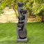 Westin Fountain 43.7-inch Outdoor 5-Tier Garden Fountain w/LED Lights 