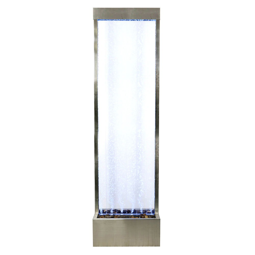 Westin Fountain 72"H Indoor Bubble Wall Fountain with Color-Changing LED Lights and Remote