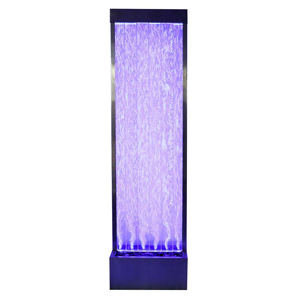 Westin Fountain 72"H Indoor Bubble Wall Fountain with Color-Changing LED Lights and Remote