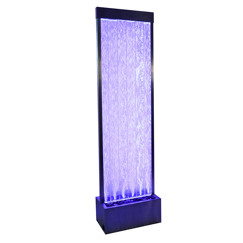 Westin Fountain 72"H Indoor Bubble Wall Fountain with Color-Changing LED Lights and Remote